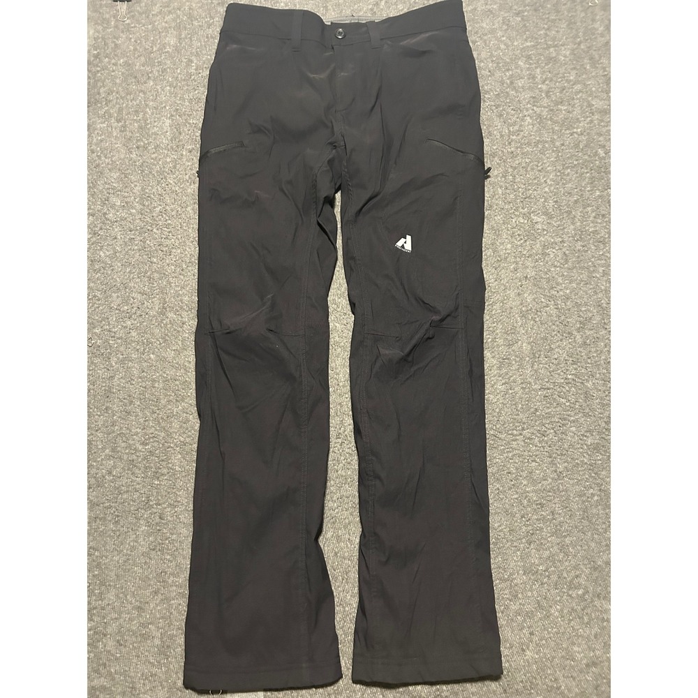 Eddie bauer first ascent pants mens fleece lined black fit 34X33 (tag 34X34)